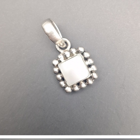 Silpada Square Pearl Pendant .925 silver. Stamped. Retired - Picture 8 of 8